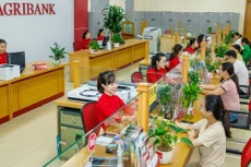 Nhiều ngân hàng chào lãi cho vay ngắn hạn khoảng 8%, lãi vay trung và dài hạn từ trên 8% đến 12%. Ảnh: Song Lê