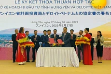 Lễ ký kết thỏa thuận hợp tác giai đoạn 2023 - 2024 giữa Deloitte Việt Nam và Sở Kế hoạch và Đầu tư tỉnh Hưng Yên