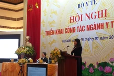 Bộ trưởng Bộ Y tế Nguyễn Thị Kim Tiến báo cáo kết quả công tác năm 2018 và triển khai nhiệm vụ năm 2019