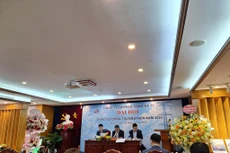 Sáng 26/3, Công ty CP Sông Đà 11 tổ chức Đại hội đồng cổ đông thường niên năm 2025. Ảnh: Hoàng Việt