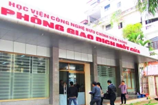 Dự án Xây dựng nhà hiệu bộ, lớp học, ký túc xá - Trung tâm Đào tạo bưu chính viễn thông do Học viện Công nghệ bưu chính viễn thông làm chủ đầu tư. Ảnh: NC st
