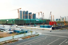 Nhiều doanh nghiệp lớn trong ngành xây dựng chỉ đạt khoảng 75 - 80% chỉ tiêu kế hoạch về doanh thu, giá trị sản lượng của năm 2021. Ảnh: Lê Tiên