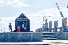 Công trình thủy lợi Cái Lớn - Cái Bé sẵn sàng vận hành sau 2 năm thi công. Ảnh St