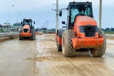 Công ty CP Licogi 166 đảm nhận khối lượng công việc có giá trị 183,485 tỷ đồng (35,56%) tại Gói thầu số 04 thuộc Dự án Đầu tư xây dựng đường Hồ Chí Minh đoạn tránh phía Đông TP. Buôn Ma Thuột, tỉnh Đắk Lắk. Ảnh minh họa: Phú An