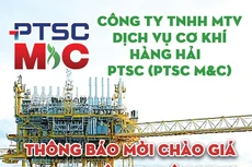 Thông báo mời chào giá trang bị bộ lưu điện (UPS) cho Công ty Dịch vụ Cơ khí Hàng hải PTSC