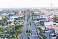 Long An bán đấu giá đất xây dựng siêu thị tại thị xã Kiến Tường