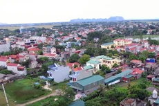 Gói thầu bị kiến nghị thuộc Dự án Hạ tầng kỹ thuật khu dân cư Đầm Bối, thôn Tân Minh, thị trấn Triệu Sơn, huyện Triệu Sơn, tỉnh Thanh Hóa. Ảnh: Xuân Mai