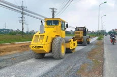 Chủ đầu tư, nhà thầu đã triển khai biện pháp phòng, chống, giảm thiểu nguy cơ lây lan dịch Covid-19, đẩy nhanh tiến độ các dự án. Ảnh: Tiên Giang