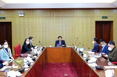 Lễ ra mắt Mạng lưới Đổi mới sáng tạo Việt Nam tại Đài Loan được tổ chức chiều ngày 24/11 theo hình thức trực tuyến. Ảnh: Minh Trang