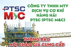 Thông báo mời chào giá cung cấp máy chủ cho Công ty Dịch vụ Cơ khí Hàng hải PTSC