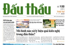 Báo Đấu thầu số 122 ra ngày 1/7/2020