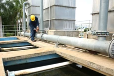 Dự án Cấp nước sinh hoạt cho dân cư khu vực Cù Lao Minh
trong điều kiện biến đổi khí hậu và nước biển dâng có tổng mức đầu tư 752,502 tỷ
đồng. Ảnh minh họa: Đắc Thành