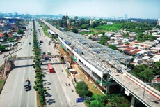 Dự án Tuyến metro số 1 đã đạt khối lượng thi công hơn 70%,
đang tăng tốc để về đích trong năm 2021, nhưng còn vướng về việc sử dụng đồng
tiền thanh toán. Ảnh: Lê Tiên