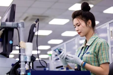 Thị trường nhập khẩu có dấu hiệu phục hồi là cơ sở cho phục
hồi ngành chế biến, chế tạo và xuất khẩu. Ảnh: Lê Tiên