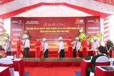 Khởi công nhà kỹ thuật Bệnh viện Đa khoa tỉnh Vĩnh Phúc
