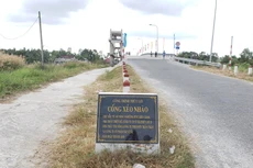 Thanh tra Sở Kế hoạch và Đầu tư Kiên Giang đã phát hiện có
nhiều sai phạm trọng quá trình tổ chức đấu thầu Gói thầu số 19 Xây dựng cống Xẻo
Nhào. Ảnh: Hải An