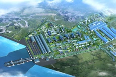 Mô hình hoàn thiện Khu liên hợp sản xuất gang thép Hòa Phát Dung Quất