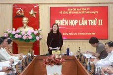 Ban Chỉ đạo Tỉnh ủy Quảng Ngãi họp cho ý kiến về sắp xếp, tổ chức lại bộ máy Tỉnh