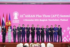 Các nhà lãnh đạo dự Hội nghị ASEAN+3. Ảnh: VGP
