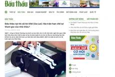 Báo Đấu thầu đã có bài viết: “Đấu thầu tại thị xã An Khê (Gia Lai): Ma trận hạn chế sự tham gia của nhà thầu”.