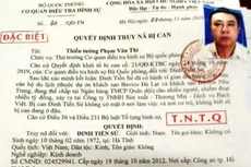 Truy nã đặc biệt Tổng giám đốc Bavico Đinh Tiến Sử