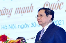 Thủ tướng Chính phủ Phạm Minh Chính phát biểu tại Đại hội đại biểu của Liên đoàn Thương mại và Công nghiệp Việt Nam