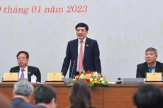 Chủ nhiệm Văn phòng Quốc hội, Tổng Thư ký Quốc hội Bùi Văn Cường chủ trì họp báo