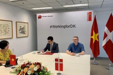 Lễ ký kết được tiến hành trực tuyến 