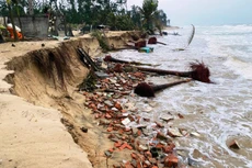 Hình ảnh xói lở bờ biển (Ảnh minh họa: Nguồn Internet)