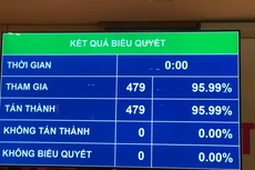 Kết quả biểu quyết thông qua Nghị quyết về kế hoạch tài chính quốc gia và vay, trả nợ công 5 năm giai đoạn 2021 - 2025 