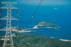 Dự án Đường dây 500kV Quảng Trạch - Dốc Sỏi và Sân phân phối 500kV Quảng Trạch thuộc Công trình đường dây 500kV mạch 3 vừa đóng điện thành công (ảnh: XT)