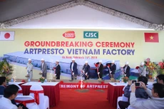 Lễ động thổ xây dựng Nhà máy Artpresto Việt Nam tại Hà Nam ngày 14/2/2019.