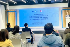 Lãnh đạo Trung tâm Đổi mới sáng tạo Quốc gia thuộc Bộ Kế hoạch và Đầu tư phát biểu tại Lễ khai giảng Chương trình đào tạo thiết kế vi mạch số đầu tiên năm 2025