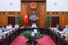 Thủ tướng Chính phủ Phạm Minh chính chủ trì cuộc họp (ảnh: CP)