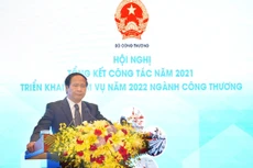 Phó Thủ tướng Chính phủ Lê Văn Thành phát biểu chỉ đạo tại Hội nghị Tổng kết công tác năm 2021, triển khai nhiệm vụ năm 2022 ngành Công Thương (ảnh: MK)