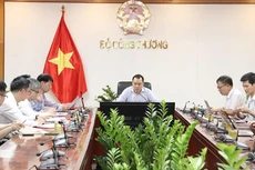 Thứ trưởng Bộ Công Thương Đặng Hoàng An chủ trì cuộc họp chiều ngày 9/6/2022 (ảnh: XT)