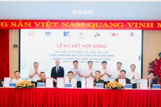 Lễ ký hợp đồng Gói thầu XL04-TAMR Thi công xây lắp công trình Nhà máy Thủy điện Trị An mở rộng