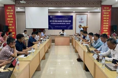 Hội đồng nghiệm thu cấp chủ đầu tư Dự án Đường dây 500kV mạch 3 cung đoạn Nhà máy Nhiệt điện Nam Định 1- Thanh Hóa họp nghiệm thu Dự án (ảnh: EVNNPT)