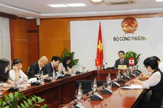 Cuộc họp trực tuyến giữa đại diện Bộ Công Thương và Bộ Thương mại quốc tế, Xúc tiến xuất khẩu và Doanh nghiệp nhỏ Canada (ảnh: MK)