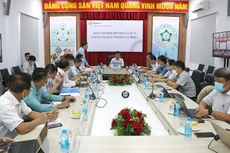 Thời gian qua nhiều cuộc họp đốc thúc tiến độ triển khai các dự án giải tỏa công suất Nhà máy Nhiệt điện BOT Vân Phong 1 liên tục được tổ chức (ảnh: EVN)