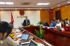 Cuộc họp báo thông tin điều chỉnh giá điện diễn ra chiều ngày 20/3/2019, tại Bộ Công Thương