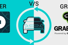 Thương vụ Grab mua lại Uber có nhiều dấu hiệu vi phạm Luật Cạnh tranh. (Ảnh Internet)