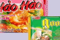 Cơ quan An toàn thực phẩm Ireland thông báo thu hồi một số lô mì Hảo Hảo và miến Good do Công ty Acecook Việt Nam sản xuất do có chứa chất Ethylene Oxide (ảnh: Moit)