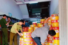 Tang vật bị thu giữ thời điểm kiểm tra ngày 14/4/2021 (ảnh: BCT)