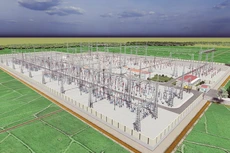 Phối cảnh TBA 500kV Bắc Ninh và đường dây đấu nối (ảnh: EVNNPT)