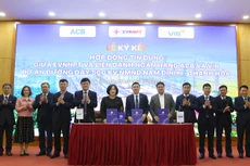 EVNNPT và BIDV ký kết hợp đồng tín dụng cho Dự án đường dây 500 kV Quảng Trạch - Quỳnh Lưu (ảnh: EVNNPT)