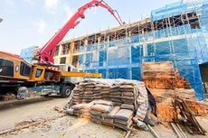 Xi măng là một trong những vật liệu xây dựng có giá bán tăng cao thời gian qua (ảnh: Internet)