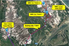 Địa điểm đầu tư xây dựng nhà máy điện mặt trời tại Quảng Trị (ảnh: PECC2)