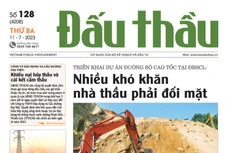 Báo Đấu thầu số 128 ra ngày 11/7/2023