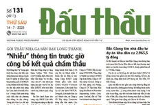 Báo Đấu thầu số 131 ra ngày 14/7/2023